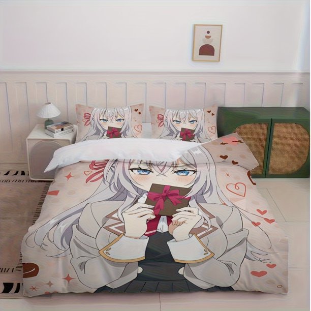 Cute Anime Girl Alisas Mikhailovnas Kujous Hot Printed Pattern Suitable Suitable for Home Bedrooms Guest Rooms