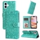 thumbnail image 4 of Funda tipo cartera FOXDOCK para iPhone 16 , diseño girasol en relieve, cuero PU, cierre magnético, soporte y tarjetero, 4 of 5