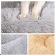thumbnail image 3 of Cama Antiestrés Felpa para Mascotas Perros Gatos 70cm Marrón Claro, 3 of 3