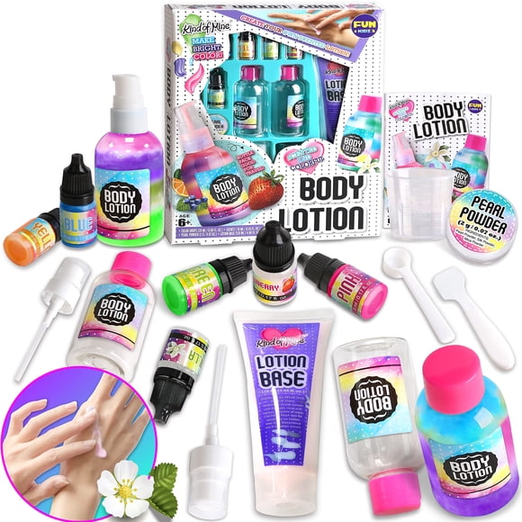 Kit para hacer loción corporal FunKidz STEM, kit de maquillaje para niñas de 6+