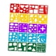 thumbnail image 1 of 20x Plantillas De Pintura Juego De Plantillas De Dibujo Práctico Portátil Colorido Resistente, 1 of 5