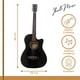 thumbnail image 2 of Guitarra Acustica Cutaway Ibrah Music 38 Plgds + Accesorios Negro Diestro Okume, 2 of 10