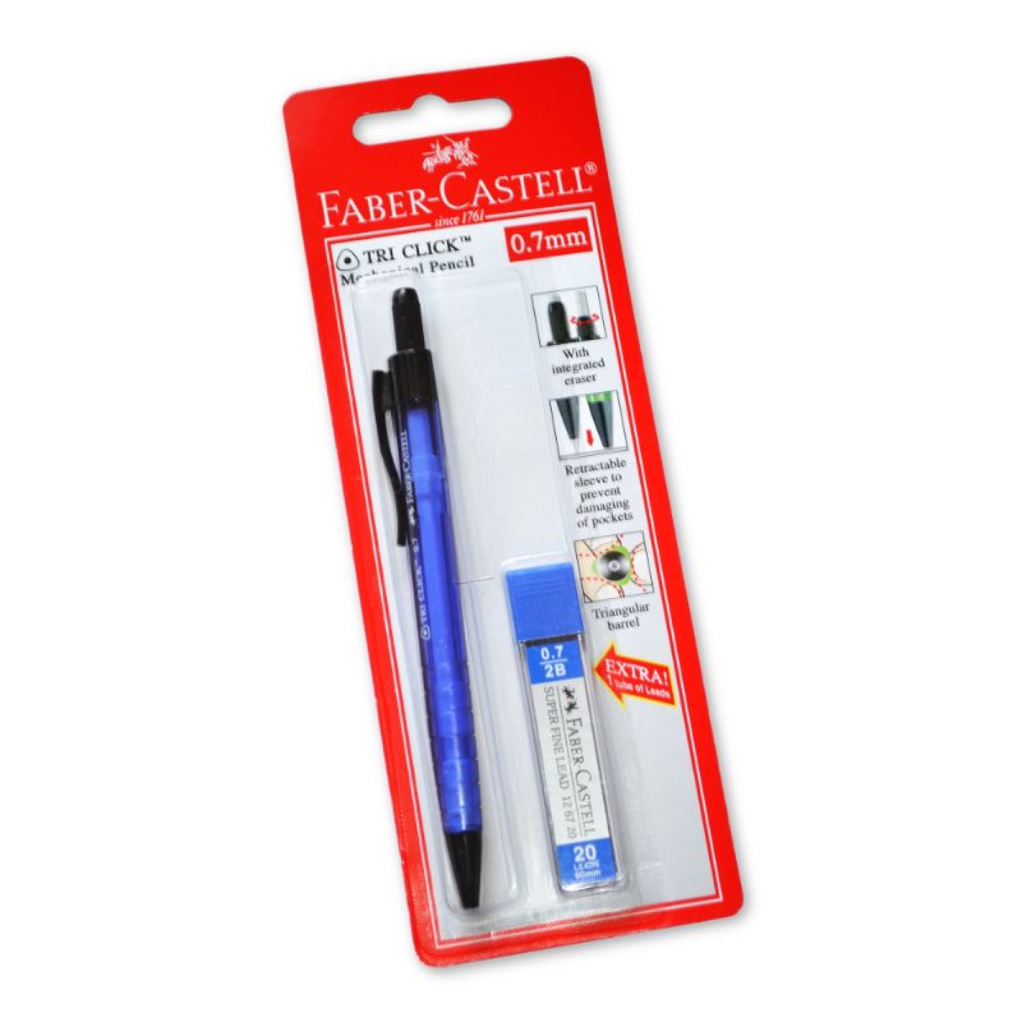 Portaminas Poly Grip 0.7 Mm Faber-castell