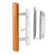thumbnail image 1 of Manija Reversible de Mortaja para Puerta Corrediza de Patio HauSun Blanca, 1 of 6