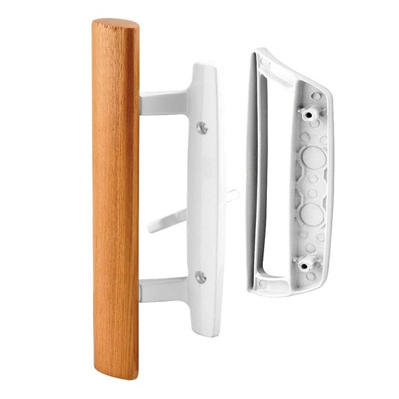 Manija Reversible de Mortaja para Puerta Corrediza de Patio HauSun Blanca