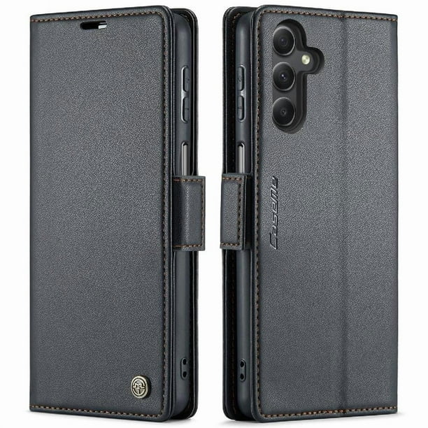 CaseMe tipo cartera Samsung Galaxy A24 4G con cierre magnético, RFID, tarjetero, soporte, carga inalámbrica