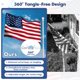 thumbnail image 3 of Asta de bandera Anovo 150 cm Acero inoxidable Blanco – Kit, 3 of 7