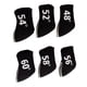 thumbnail image 3 of 6 Piezas De Fundas De Cabeza De Hierro Para Palos De Golf Para Todos Los Palos De Conductor, Color Negro, 3 of 5