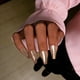thumbnail image 1 of Press On Nails JOYVVEW, francés, cuadrado, cromado, degradado, 30 unidades, 1 of 5
