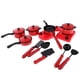 thumbnail image 2 of 13 Piezas / Set De Plástico De Simulación De Cocina Juego De Utensilios De Cocina Niños Juguetes Rojo, 2 of 3