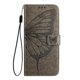 thumbnail image 2 of Funda cartera mariposa para Samsung Galaxy S26 Edge con soporte y ranuras para tarjetas Gris, 2 of 6