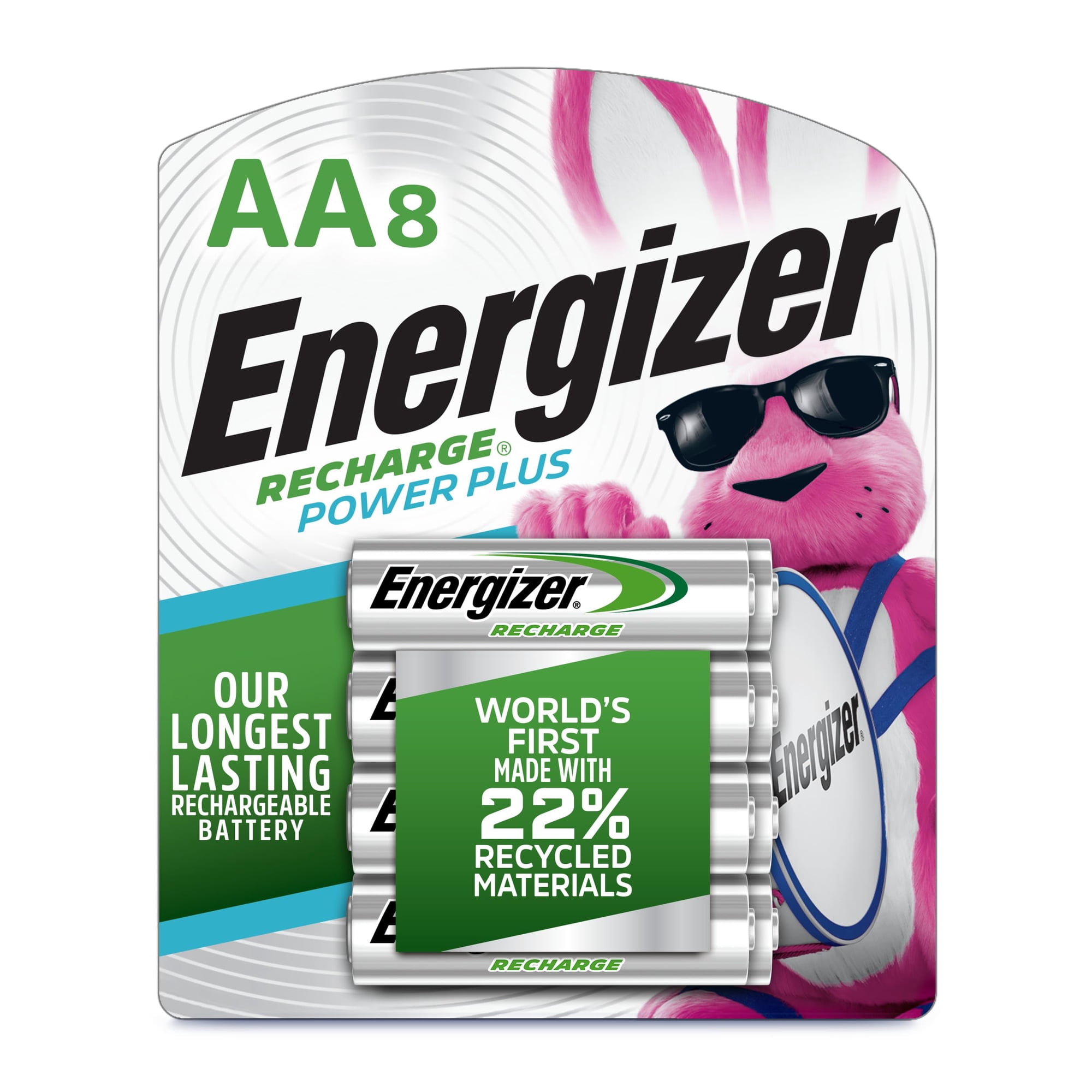 Pilas Recargables Energizer Power Plus Aa, Paquete De 8