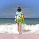 thumbnail image 2 of Numberblocks Toalla de playa de secado rápido con diseño temático, regalo para mujeres y niñas, ideal para cumpleaños, fans, amantes de la música, uso en la playa o al aire libre, 78 × 160 cm, 2 of 6