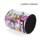 thumbnail image 4 of Bearbrick-theme Cylinder Pen Holder Pencil Organizer with Flannel Lining PVC Leather Material Cardboard Base for study work 10*8CM, 4 of 6