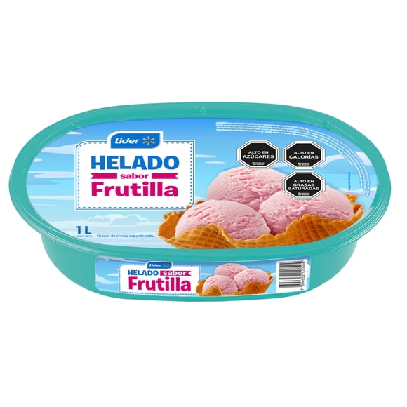 Helado Frutilla Pote, 1 L