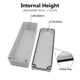 thumbnail image 4 of Caja de conexiones LeMotech IP67 impermeable de plástico ABS gris, 4 of 8