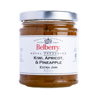 Belberry - Mermelada De Kiwi & Damasco & Piña 1 X 215 Gr