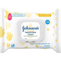 Johnson'S Baby - Toallitas Para Bebé Johnson'S Hand & Face, 25 Unidades (Paquete De 6)