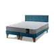 thumbnail image 2 of Cama Europea Zen Best 2 Plazas Colchon Resortes Base Dividida + Respaldo Tela Azul, 2 of 6