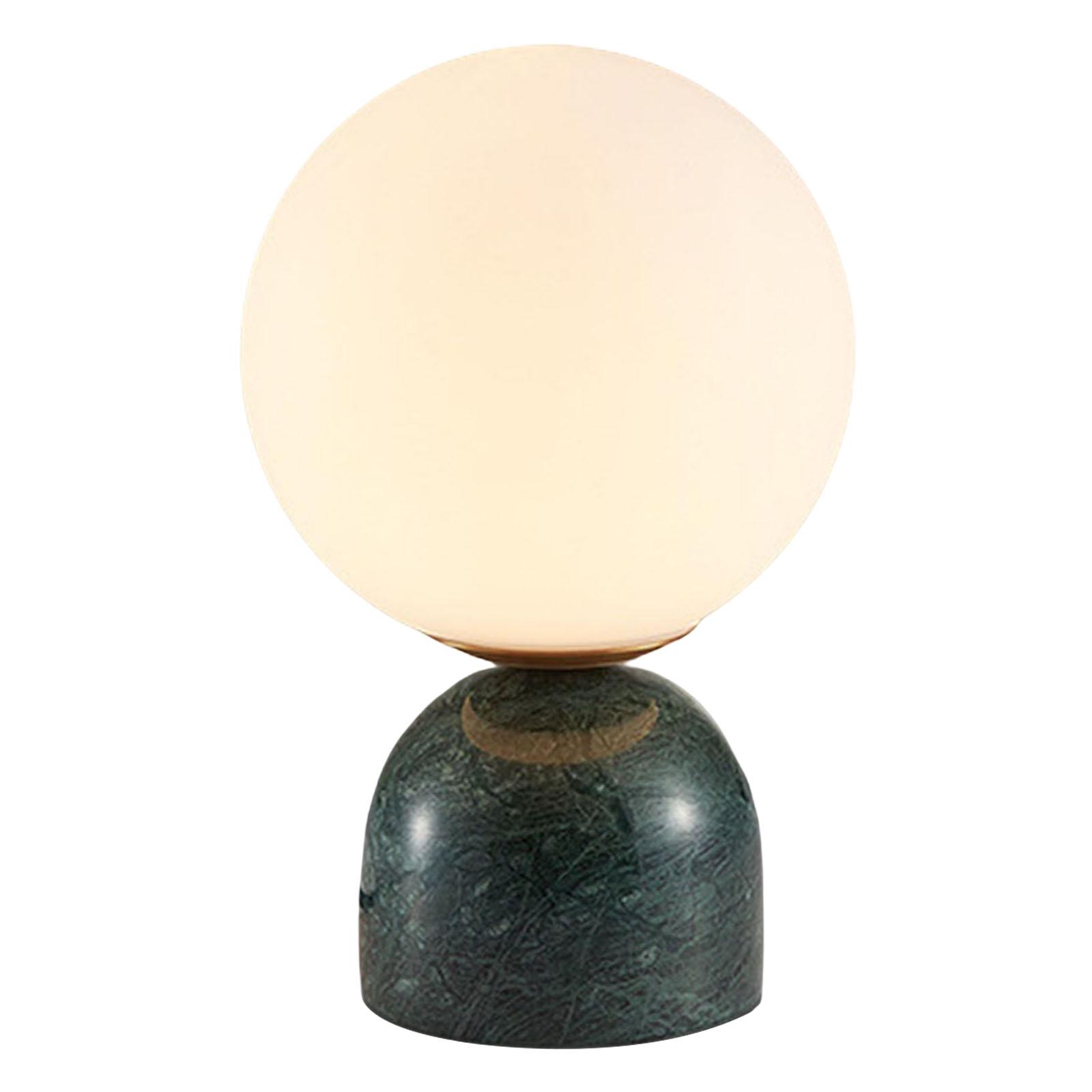 Magideal - Lámpara De De Mármol Moderna Led Lámpara De Escritorio Lámparas De Noche Luz De Noche Para El Dormitorio Del Para Hogar, Decoración De La Verde