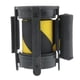 thumbnail image 4 of barrera de la fila del montante control de multitudes retráctil negro y amarillo, 4 of 5