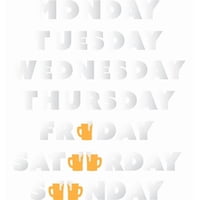 Rienda Libre Graphics - Decomural Weekend Beer Food Drink Ws-46907