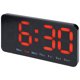 thumbnail image 1 of REGALWOVEN Reloj Despertador Digital Dual, Pantalla de Números Grandes, Relojes de Pared Regulables, Temperatura, Día de la Semana, Alarmas de Escritorio DST Naranja 8.3"L x 1.2"W x 4.3"H, 1 of 7