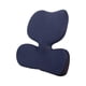 thumbnail image 1 of Almohada De Apoyo Lumbar Cómoda Y Suave Almohada Para Respaldo De Silla Para Dormitorio, Oficina, Coche, Azul Oscuro, 1 of 3