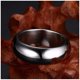thumbnail image 3 of Anillo de Hombre Mujer Titanio Black Space Style, 3 of 3