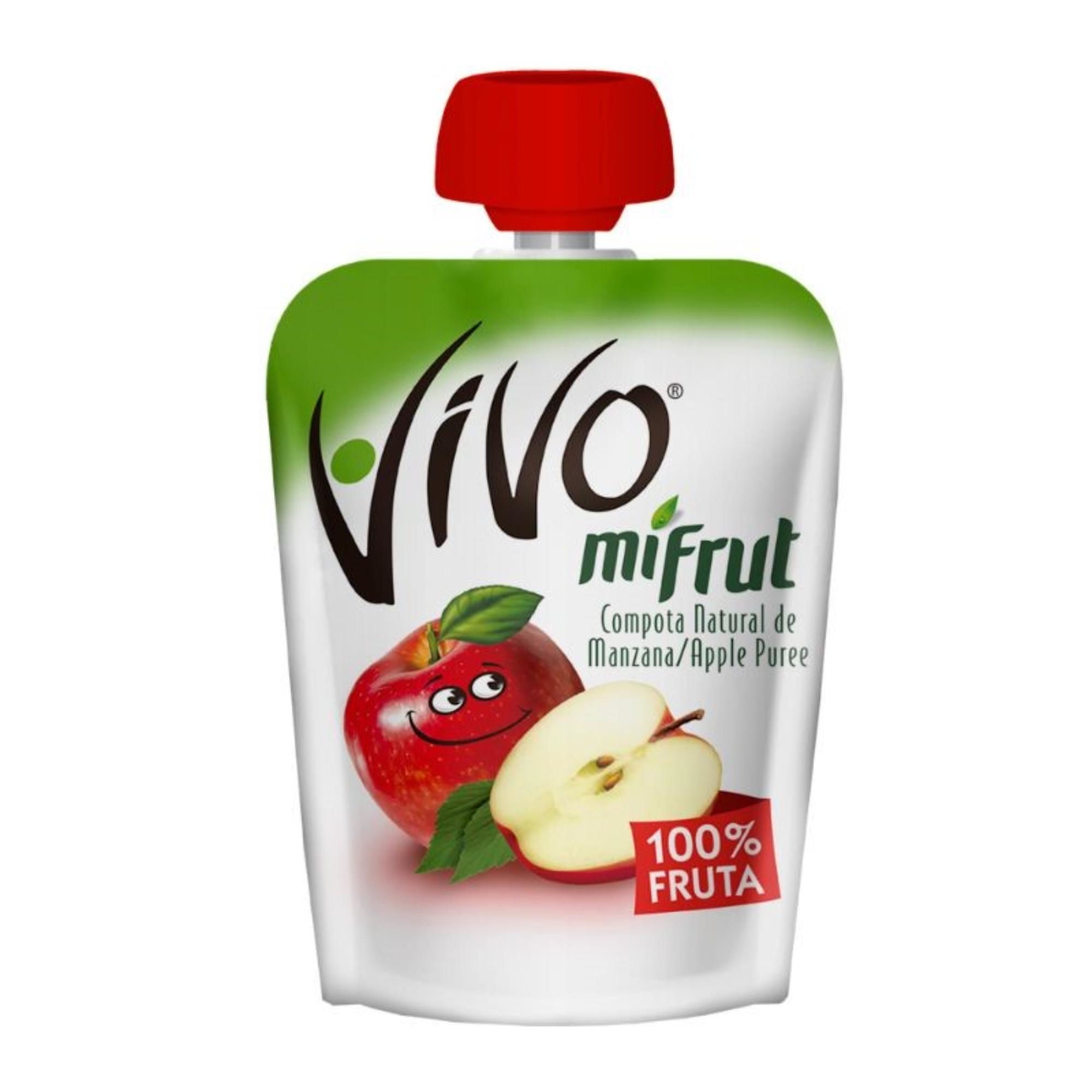 Compota Mifrut Manzana 90 g Vivo