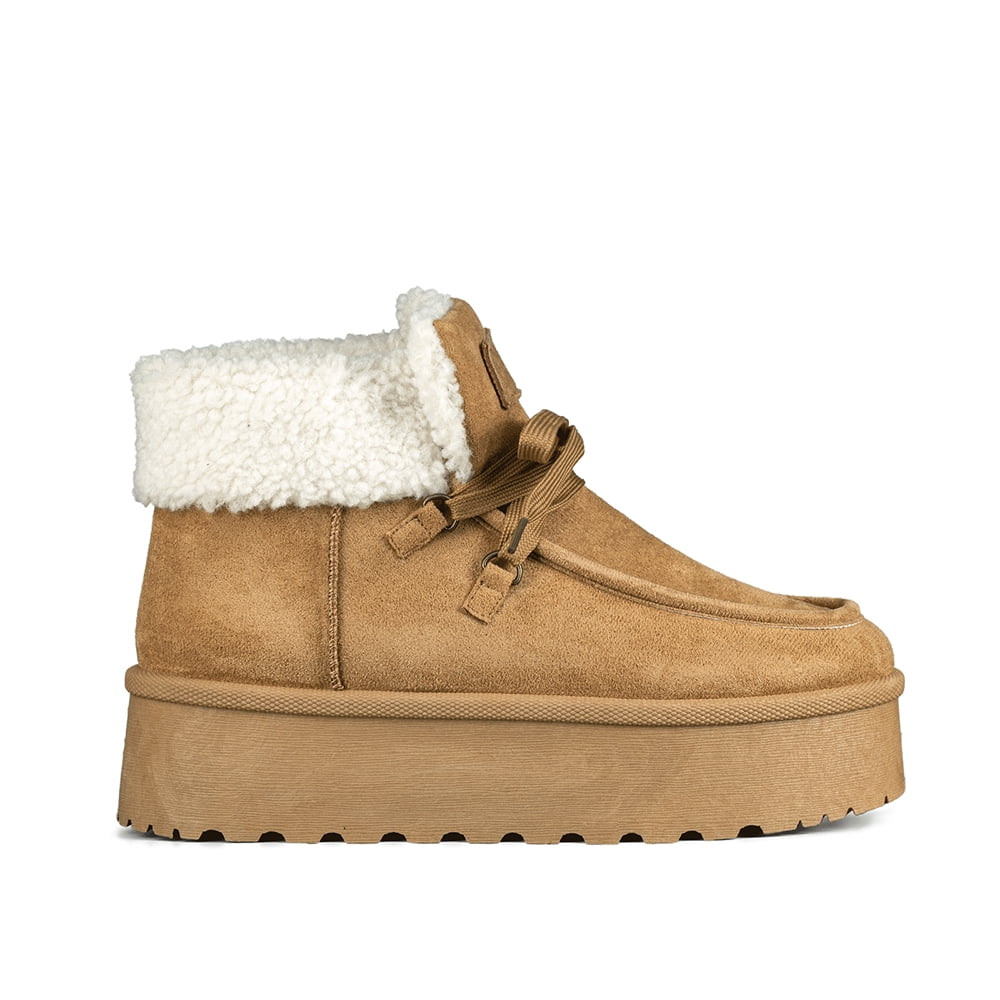 Botin Casual Mujer Gamuza Felpa Antideslizante Weide Lt202