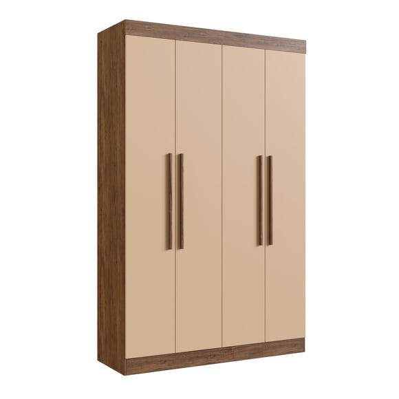 Clóset Orlando 4 Puertas 2 Cajones Interiores Mdf Cataño - Beige