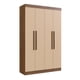 thumbnail image 1 of Clóset Orlando 4 Puertas 2 Cajones Interiores Mdf Cataño - Beige, 1 of 6