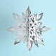 thumbnail image 4 of Guirnalda colgante CCINEE 3D con forma de copo de nieve plateado, 12 unidades, Navidad, 4 of 7