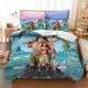 thumbnail image 2 of Moana Print Cartoon Quilt Duvet Cover Set Bedding Pillowcase Bedspread Soft, 2 of 3