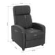 thumbnail image 3 of Berger Reka Reclinable Negro, 3 of 6