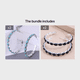 thumbnail image 1 of 1pair Bohemian Turquoise Metal Hoop Earrings - Silver Plated Party Jewelry for Women and Girls - Unique and Stylish Accessory, 1 of 4