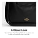 thumbnail image 4 of Bandolera Coach Jules Hobo de piel negra para mujer, 4 of 5