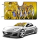thumbnail image 1 of Santos Dorados Parasol para Parabrisas Delantero Protector Plegable, Visera Solar para Auto Bloquea Rayos UV Mantiene tu Vehículo Fresco140cm*76cm, 1 of 6