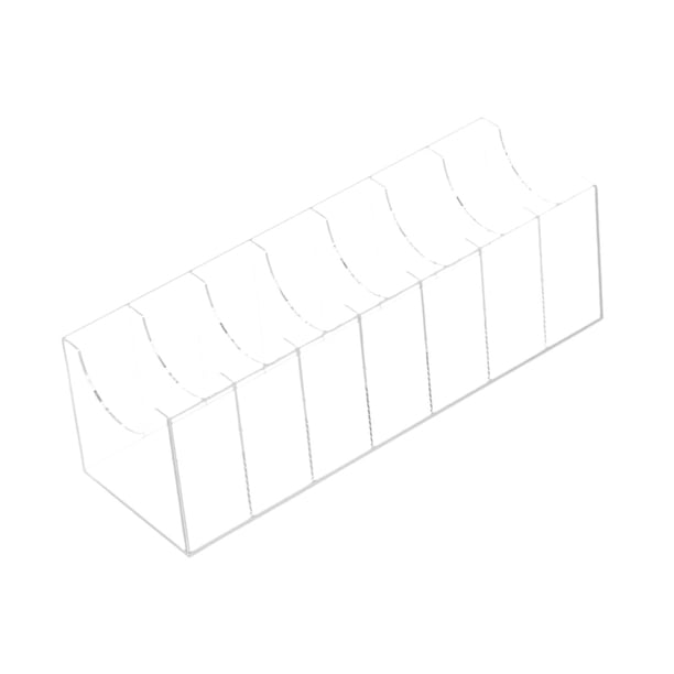 Organizador De Cinturones Armario Transparente Estante Para Cinturones Para El Hogar Para Cosméticos Pulseras Relojes 7 Compartimentos