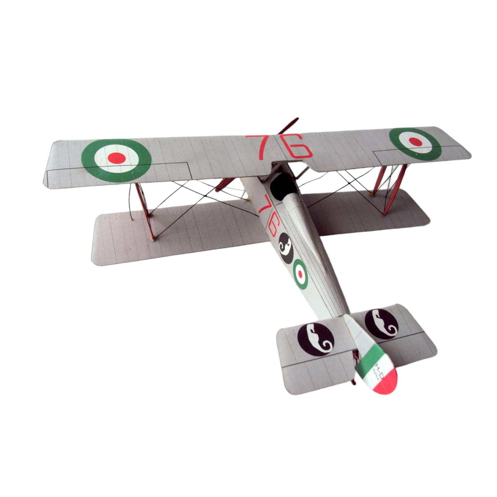 Magideal - Biplane Fighter Diy, Juguete De Construcción, 3D Fighter, Modelo De Papel, Educativo/33, De Avión Para Niños, Regalo Coleccionable, Decoración