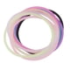 thumbnail image 3 of Pulsera Elástica De Goma De Silicona Para Mujer De 10 Piezas, Brazaletes, Cuerdas Para El Cabello, Púrpura, 3 of 3