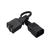 Magideal - Cable De Alimentación Estándar Iec 320 C14 A Ee Uu Reemplaza Piezas Transmisión Estable De 10 Cm A Baja Resistencia Buena Conductividad