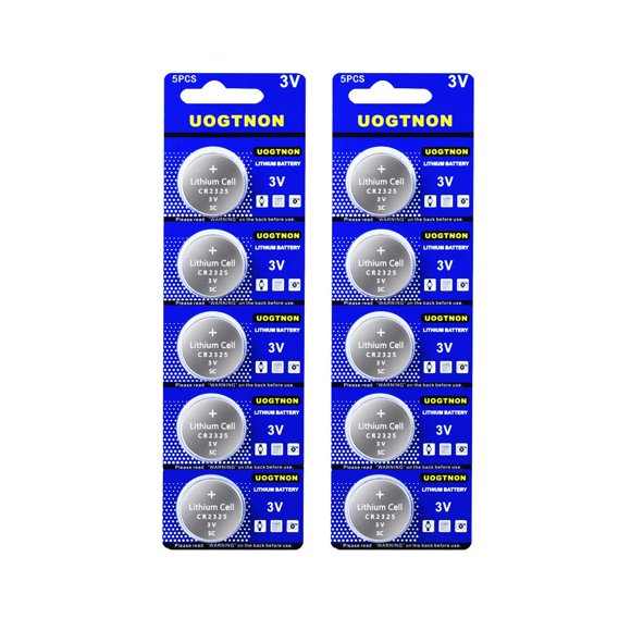 Batería UOGTNON CR2325 de litio de 3 V, paquete de 10