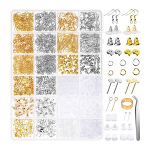 Bothyi - Kit Para Hacer Aretes De 2290 Piezas Anillos De Salto Abiertos Suministros Para Hacer Joyas