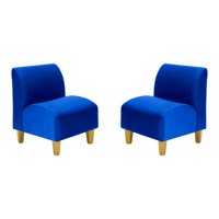 Bodevir - Set Poltrona Soft 1C Felpa 01 Azul Rey