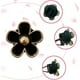 thumbnail image 3 of Cuatro clips de ventilación decorativos para salidas de aire de automóviles, diseño de apariencia de flores, dirección de conversión de 90 °, Ambientador de automóviles para mujeres y niñas, 3 of 5