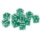 thumbnail image 2 of Juego De Dados D6 De 10 Piezas Para Juegos De Rol De Mazmorras Y Dragones 16 Mm Verde, 2 of 3