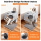 thumbnail image 4 of Caja de arena EGMEHOAD de acero inoxidable XL con tapa abatible, 4 of 9