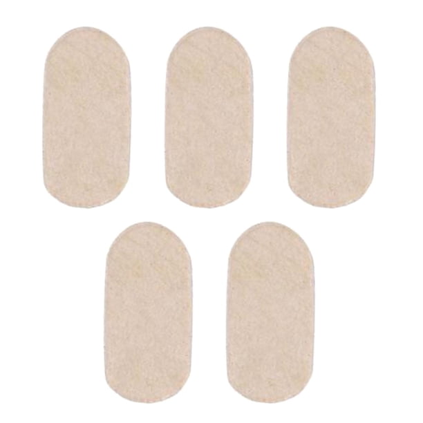 Paquete de 5 almohadillas de pergamino para puente, protectores de cuerdas, almohadilla para cuerdas E, Protector de cuerdas de cuero PU para violín y , PEQUEÑA Pequeña